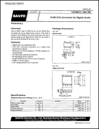 datasheet for LC78817 by SANYO Electric Co., Ltd.