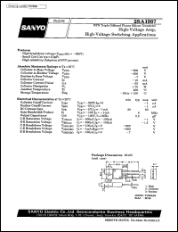 datasheet for 2SA1967 by SANYO Electric Co., Ltd.