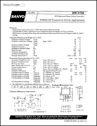 datasheet for 2SC4735 by SANYO Electric Co., Ltd.