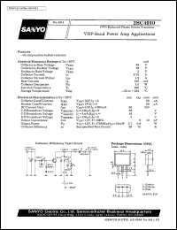 datasheet for 2SC4910 by SANYO Electric Co., Ltd.