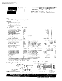 datasheet for 2SA1249 by SANYO Electric Co., Ltd.