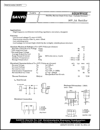 datasheet for SB20W03Z by SANYO Electric Co., Ltd.