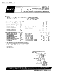 datasheet for 2SC5347 by SANYO Electric Co., Ltd.