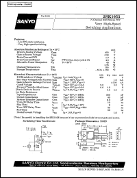 datasheet for 2SK1053 by SANYO Electric Co., Ltd.