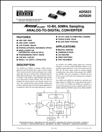 datasheet for ADS823E by Burr-Brown Corporation