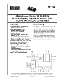 datasheet for DF1704E by Burr-Brown Corporation
