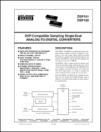 datasheet for DSP102KP by Burr-Brown Corporation