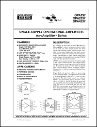 datasheet for OPA237NA/250 by Burr-Brown Corporation