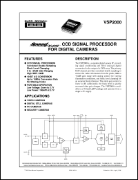 datasheet for VSP2000Y by Burr-Brown Corporation