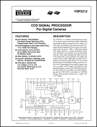 datasheet for VSP2212Y/2M by Burr-Brown Corporation