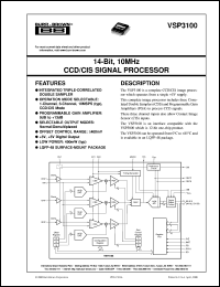 datasheet for VSP3100Y by Burr-Brown Corporation