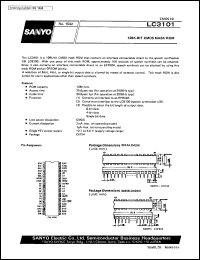 datasheet for LC3101 by SANYO Electric Co., Ltd.