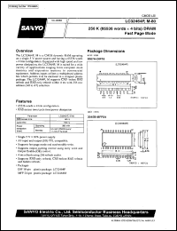 datasheet for LC32464P-80 by SANYO Electric Co., Ltd.