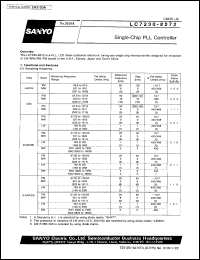 datasheet for LC7230-8272 by SANYO Electric Co., Ltd.