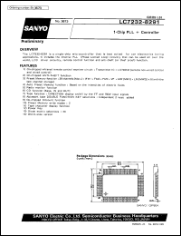 datasheet for LC7232-8291 by SANYO Electric Co., Ltd.