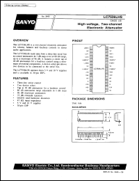 datasheet for LC7536LHS by SANYO Electric Co., Ltd.
