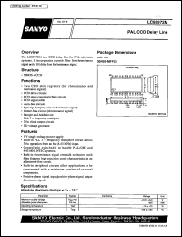 datasheet for LC89972M by SANYO Electric Co., Ltd.