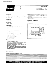 datasheet for LC89973M by SANYO Electric Co., Ltd.