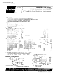 datasheet for 2SA1289 by SANYO Electric Co., Ltd.