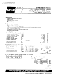 datasheet for 2SA1404 by SANYO Electric Co., Ltd.
