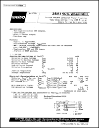 datasheet for 2SC3600 by SANYO Electric Co., Ltd.