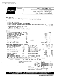 datasheet for 2SA1538 by SANYO Electric Co., Ltd.