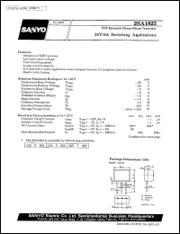 datasheet for 2SA1823 by SANYO Electric Co., Ltd.