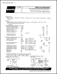 datasheet for 2SD1667 by SANYO Electric Co., Ltd.