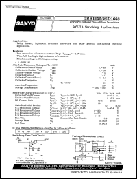 datasheet for 2SD1668 by SANYO Electric Co., Ltd.