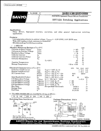 datasheet for 2SB1136 by SANYO Electric Co., Ltd.