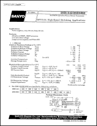 datasheet for 2SD1682 by SANYO Electric Co., Ltd.