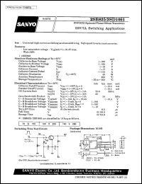 datasheet for 2SB825 by SANYO Electric Co., Ltd.