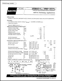 datasheet for 2SB921L by SANYO Electric Co., Ltd.