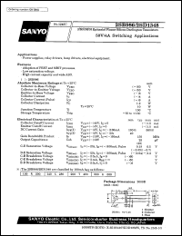 datasheet for 2SD1348 by SANYO Electric Co., Ltd.