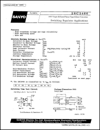 datasheet for 2SC3466 by SANYO Electric Co., Ltd.