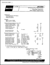 datasheet for 2SC3595 by SANYO Electric Co., Ltd.