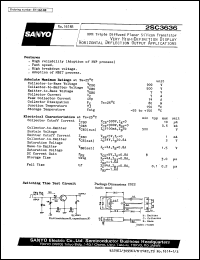 datasheet for 2SC3636 by SANYO Electric Co., Ltd.