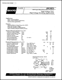 datasheet for 2SC3675 by SANYO Electric Co., Ltd.