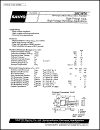 datasheet for 2SC3676 by SANYO Electric Co., Ltd.