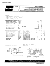 datasheet for 2SC3896 by SANYO Electric Co., Ltd.