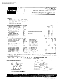 datasheet for 2SC3994 by SANYO Electric Co., Ltd.