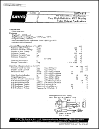 datasheet for 2SC4411 by SANYO Electric Co., Ltd.