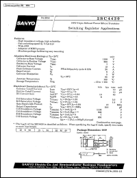 datasheet for 2SC4430 by SANYO Electric Co., Ltd.