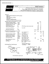 datasheet for 2SC4441 by SANYO Electric Co., Ltd.