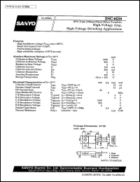 datasheet for 2SC4630 by SANYO Electric Co., Ltd.