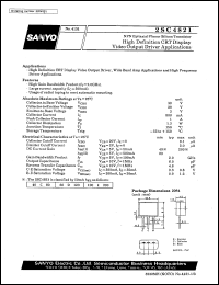 datasheet for 2SC4821 by SANYO Electric Co., Ltd.