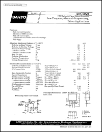 datasheet for 2SC5070 by SANYO Electric Co., Ltd.