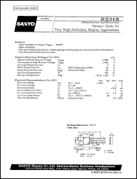 datasheet for DD20R by SANYO Electric Co., Ltd.