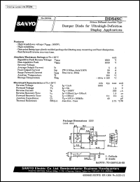 datasheet for DD54SC by SANYO Electric Co., Ltd.