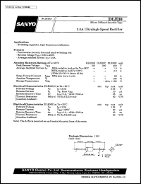 datasheet for DLE30 by SANYO Electric Co., Ltd.